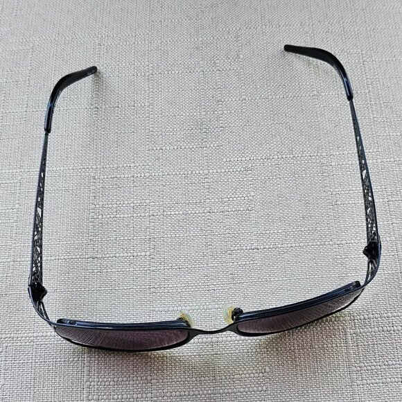 ST Mortiz Women Glasses/Sunglasses EBONY Frame Black Tone Metal Eyeglasses 135 - Picture 11 of 12